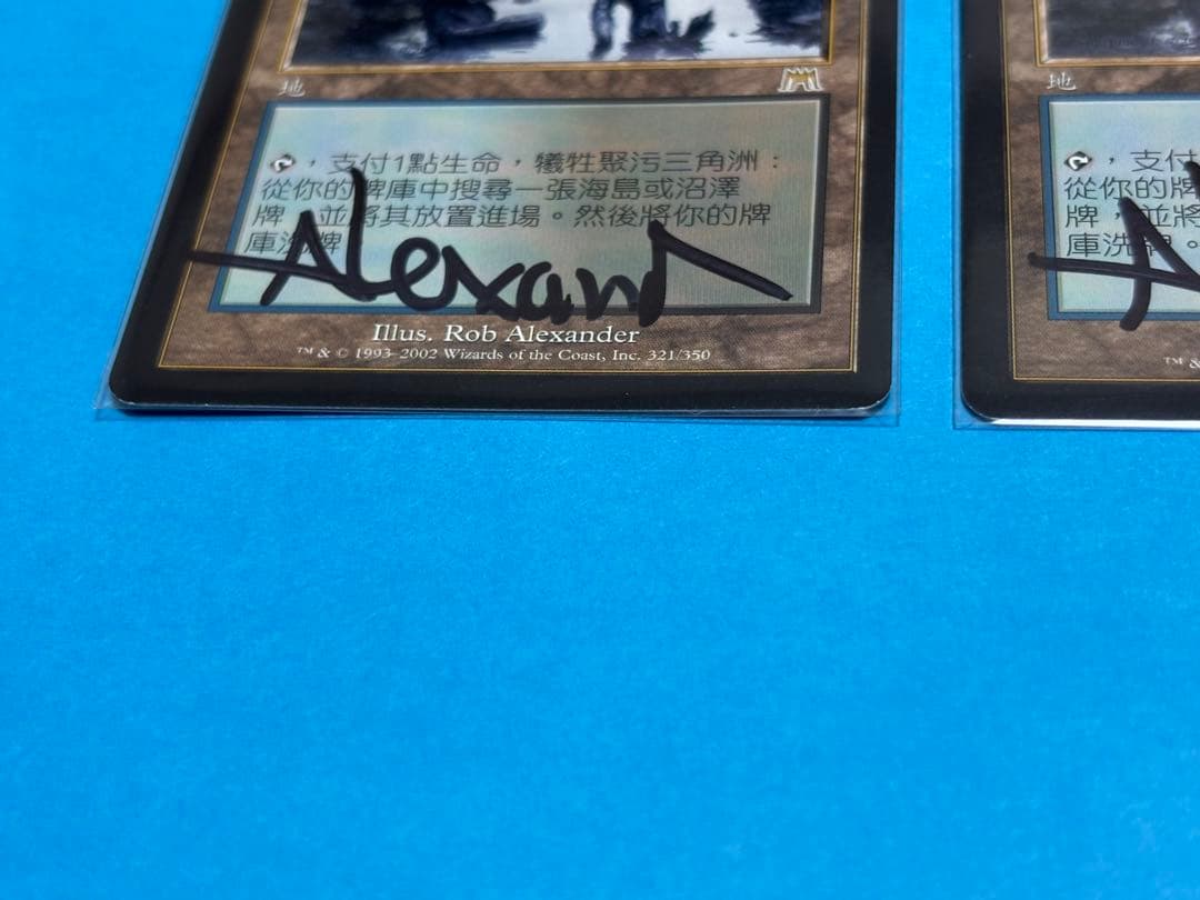 汚染された三角州 ONS中文 サインド2枚