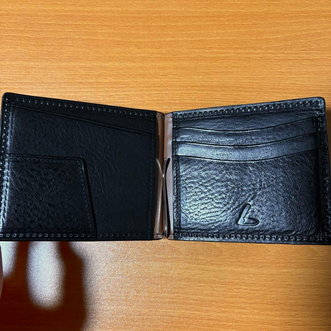 土屋鞄（ツチヤカバン）　マネークリップ　ブラック