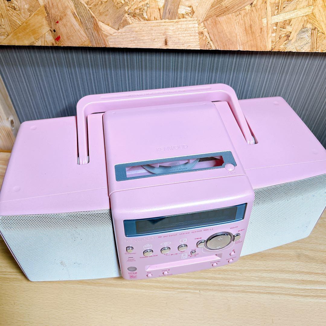 ■動作良好！ ハローキティカラー■KENWOOD MDX-L1 リモコン付き！