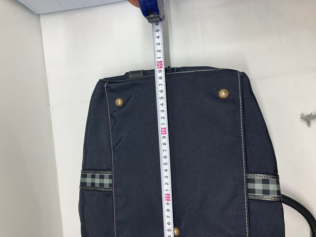 2wayバーバリーズBurberryショルダーバッグボストンバッグ 紺色