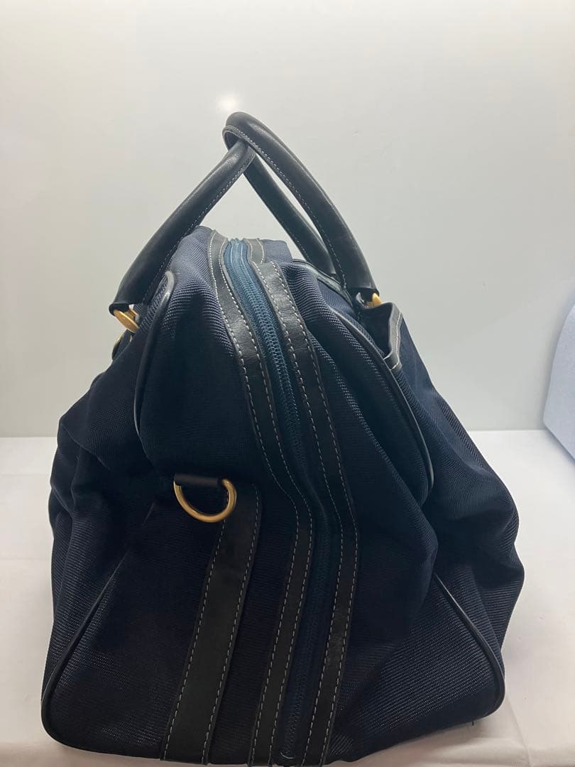 2wayバーバリーズBurberryショルダーバッグボストンバッグ 紺色