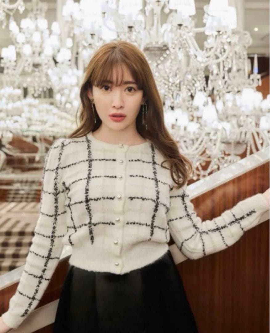 トップス Herlipto Bouncy Check Knit Pullover