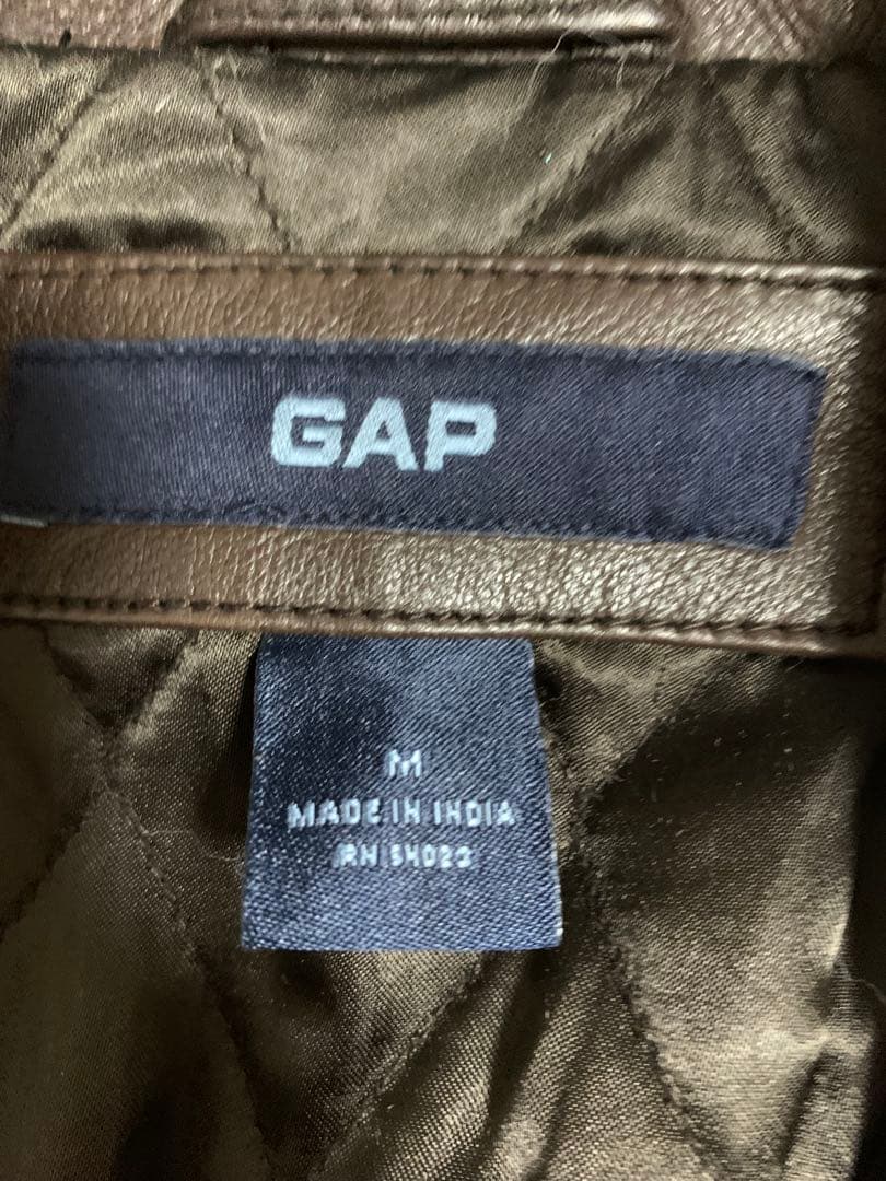 ジャケット・アウター Vintage Gap Jacket Men M brown Leather