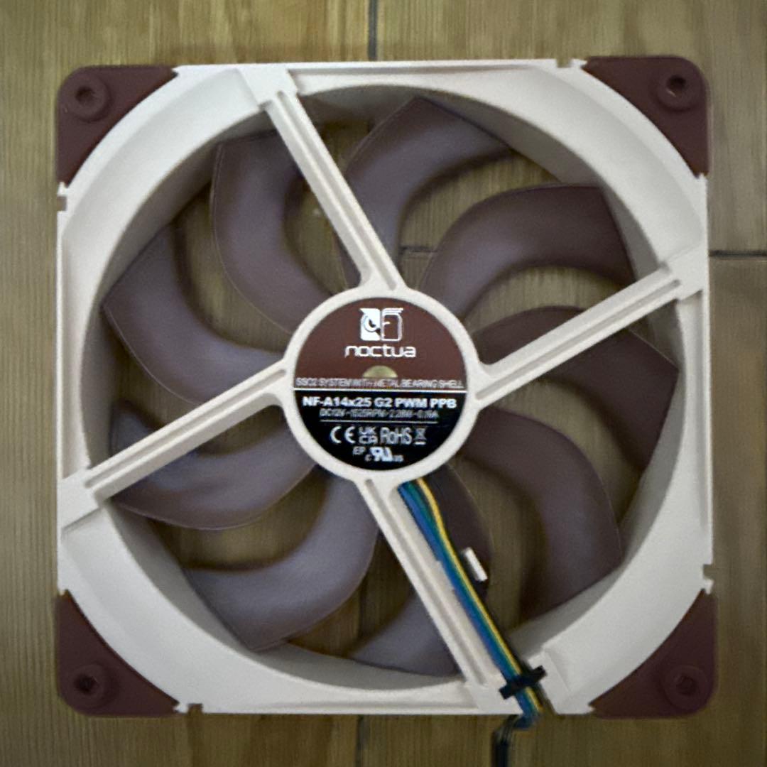 PC用ファン・クーラー Noctua NF-A14x25 G2 PWM Sx2-PP 140mm