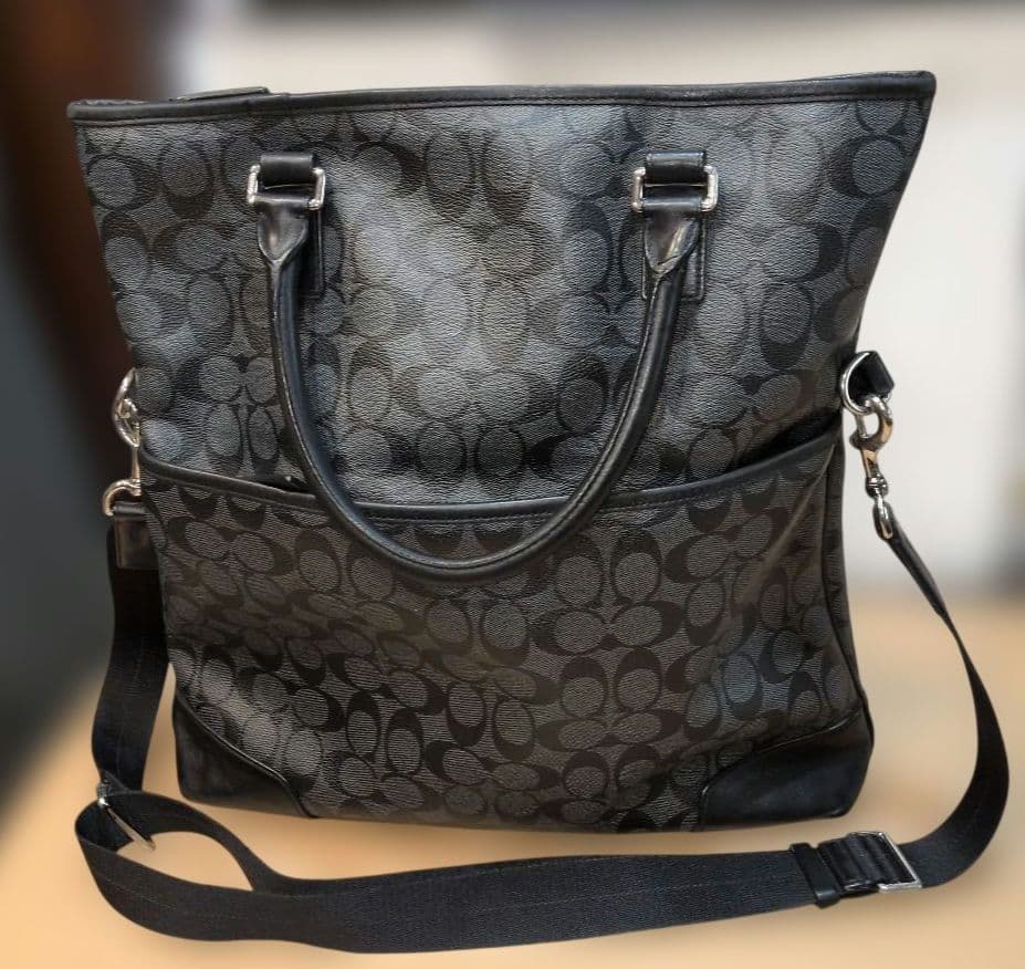 COACH コーチ トートバッグ シグネチャー 【美品】