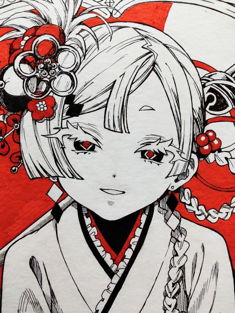 ア*】様 50.オリジナル手描きイラスト