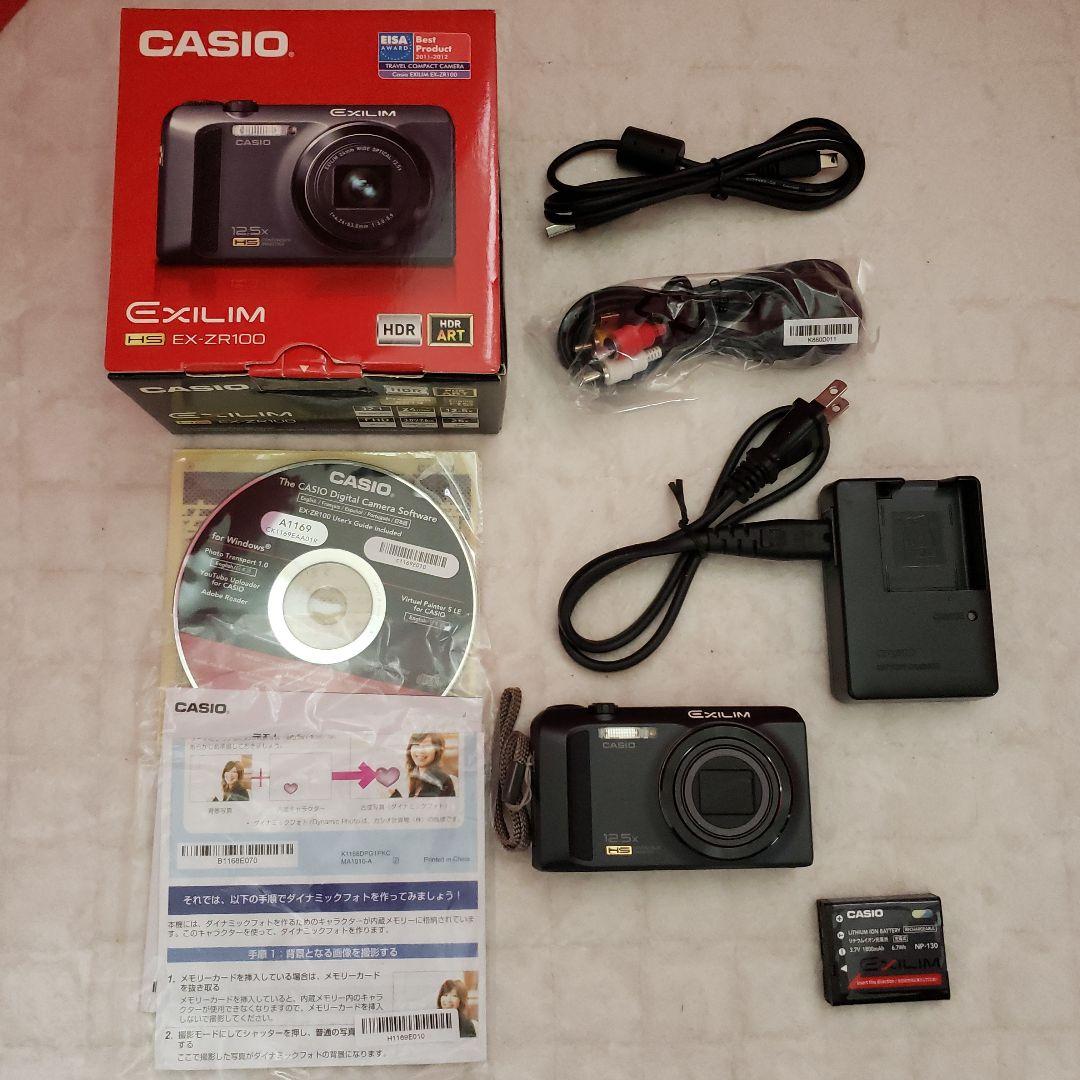 CASIO EXILIM EX-ZR100 デジタルカメラ
