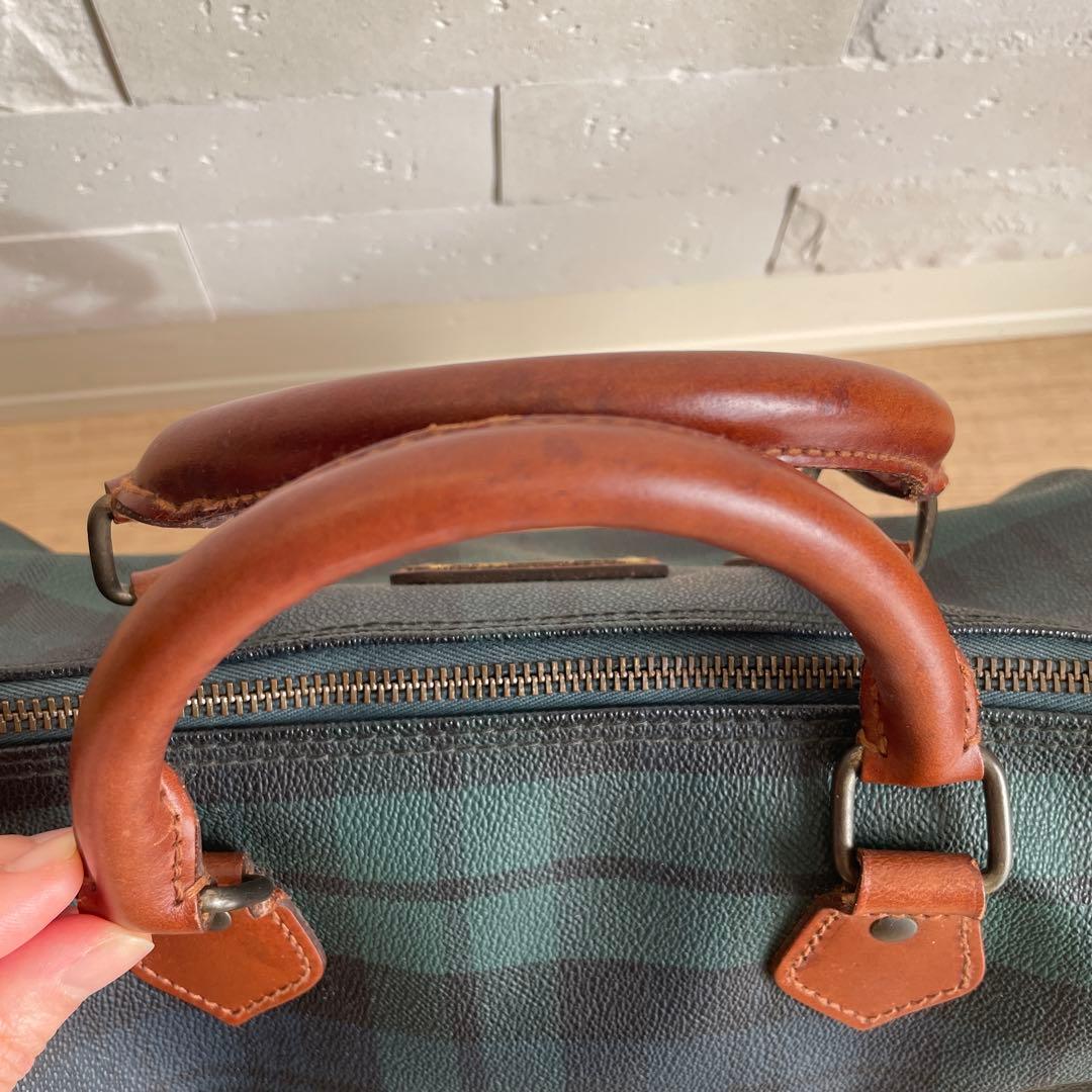 〈POLO RALPHLAUREN〉ミニボストンバッグ チェック