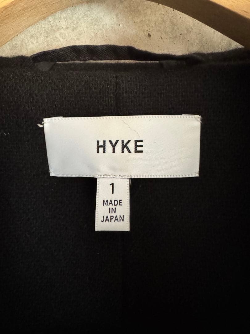 【リリアナ】黒いダッフルコート フード付き