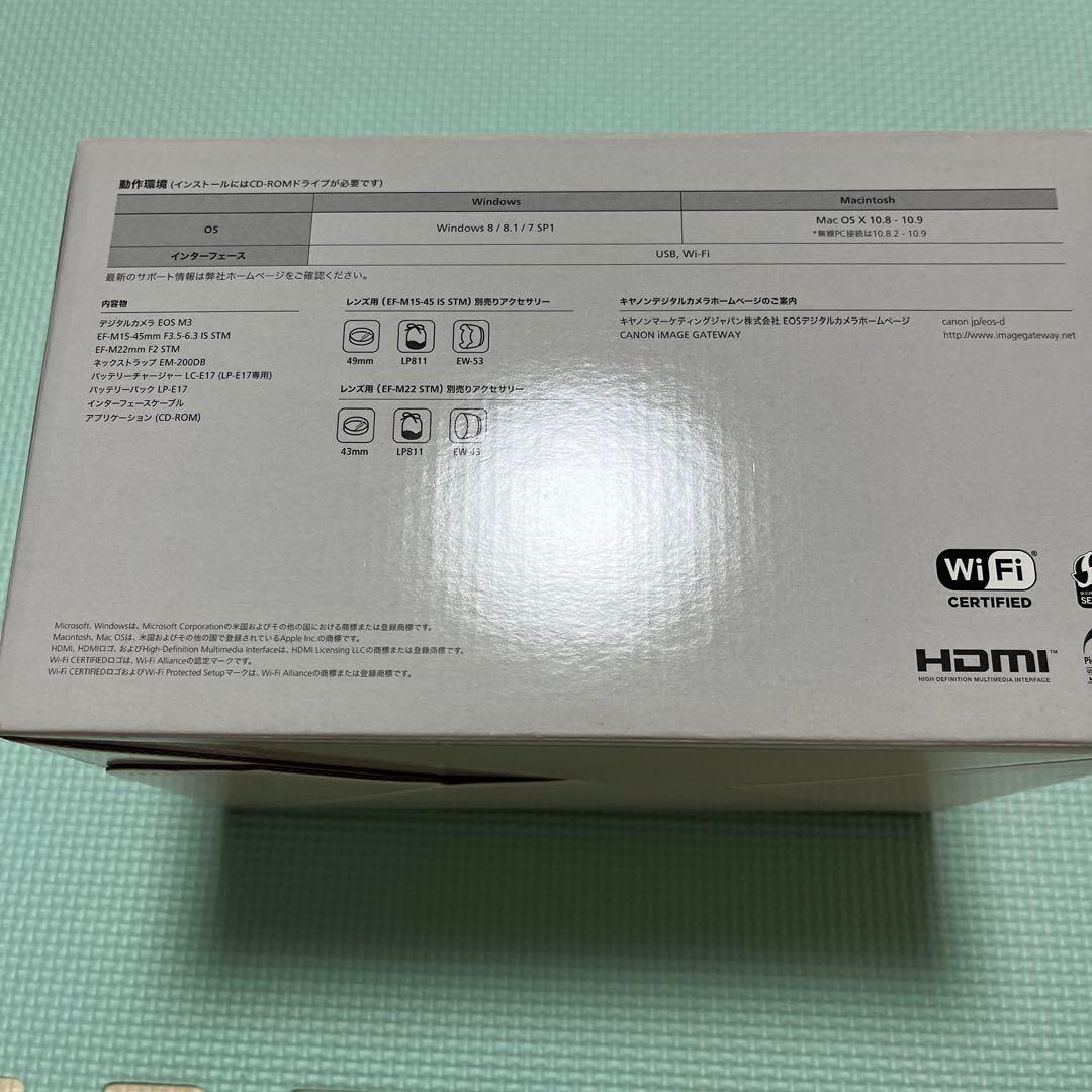 Canon EOS M3 ダブルレンズキット