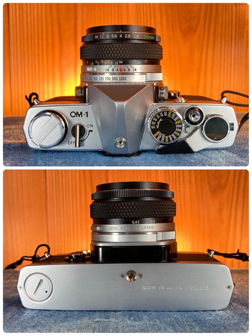 完動品＊初期保証！★オリンパスOM-1★フルセット★フィルム入門に★実写作例多数