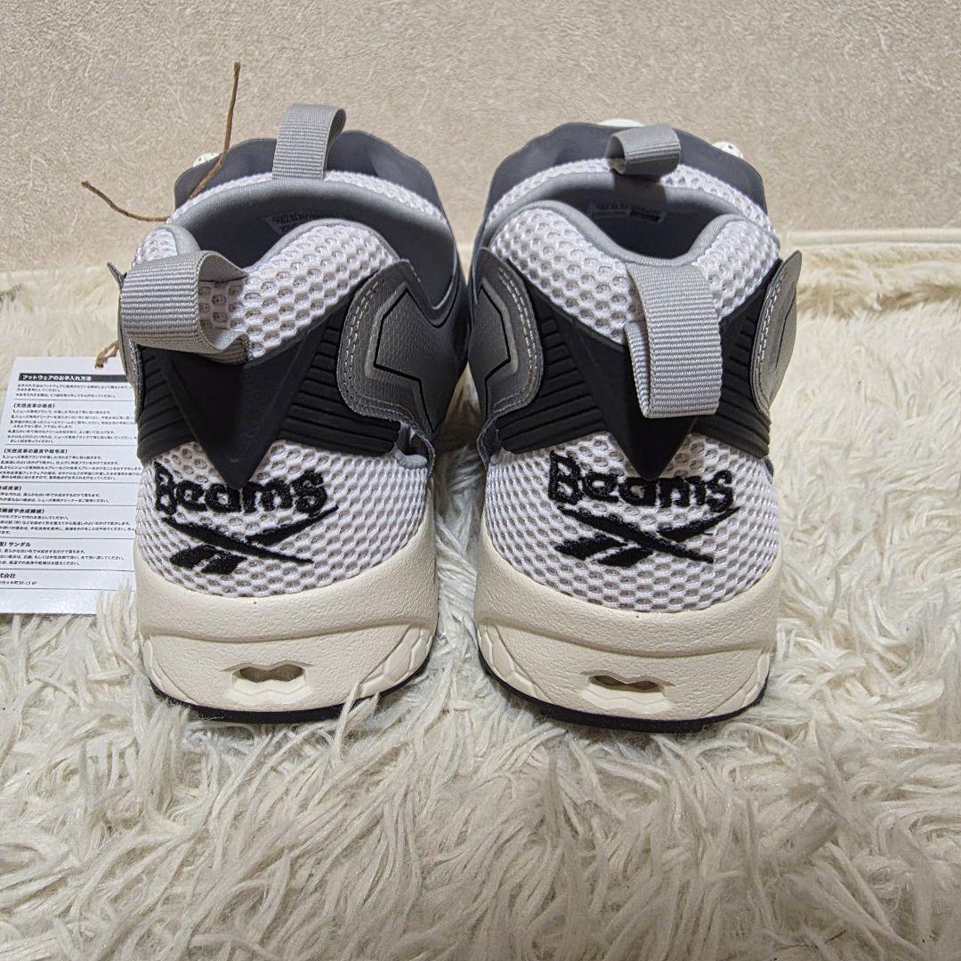 美品　ビームス別注　Reebok 　INSTAPUMP FURY Silver