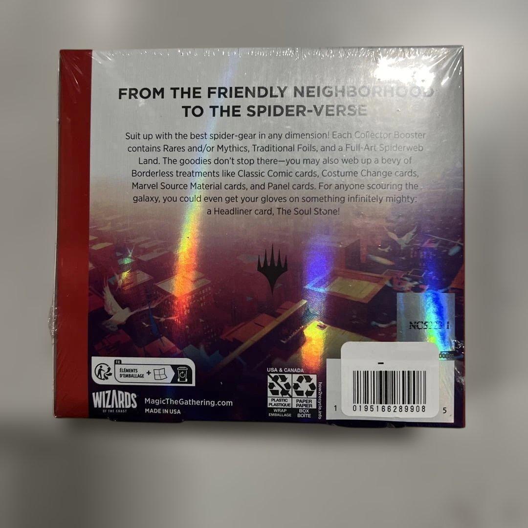 【新品未開封】MTG スパイダーマン コレクターブースター 英語版BOX