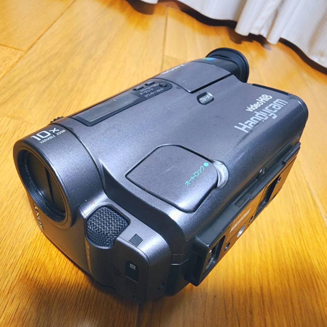 【動作確認済】SONY Hi8 高画質 8ミリ ビデオカメラ CCD-TR3