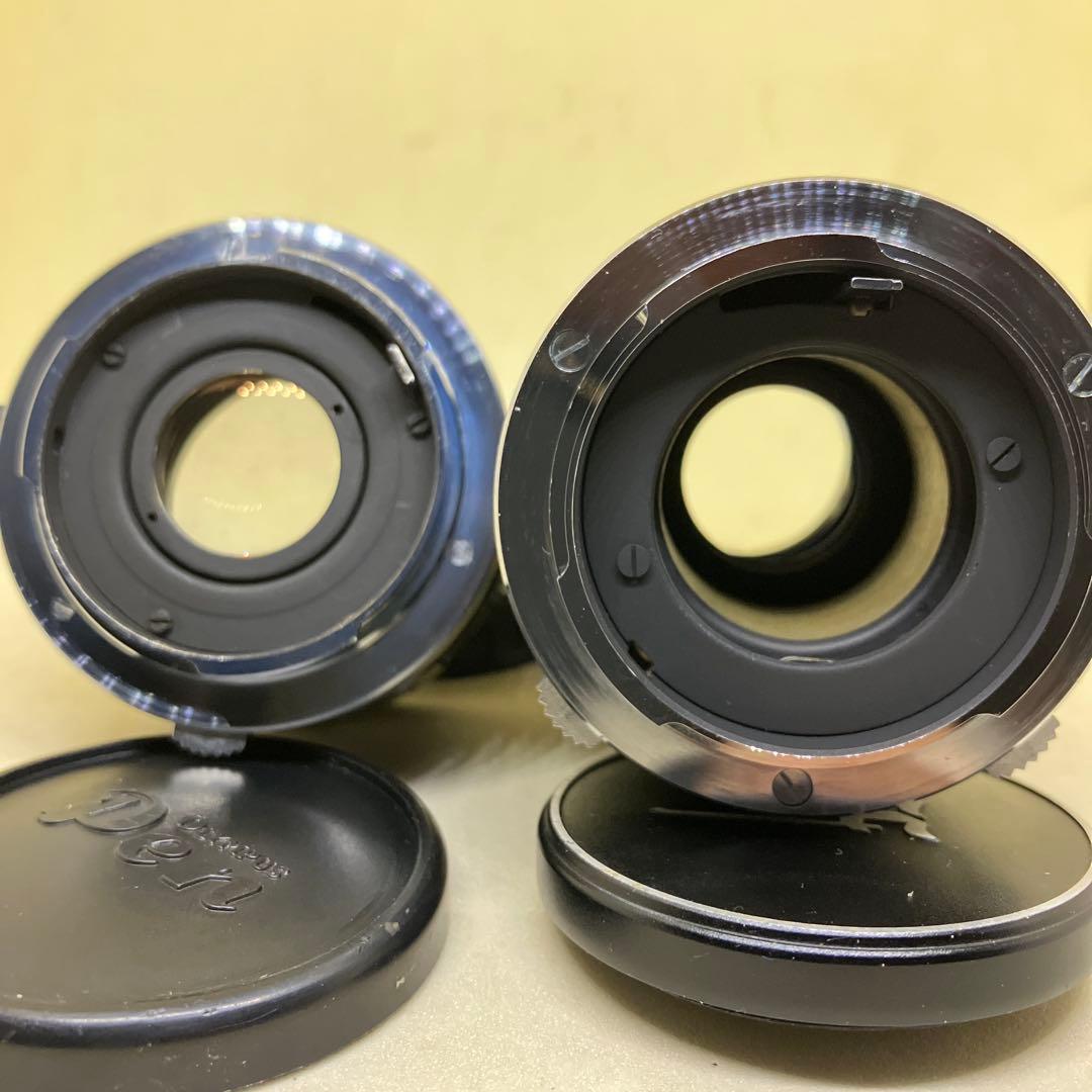 OLYMPUS-PEN F(露出計付)と38mm、100mmの2本セットです。