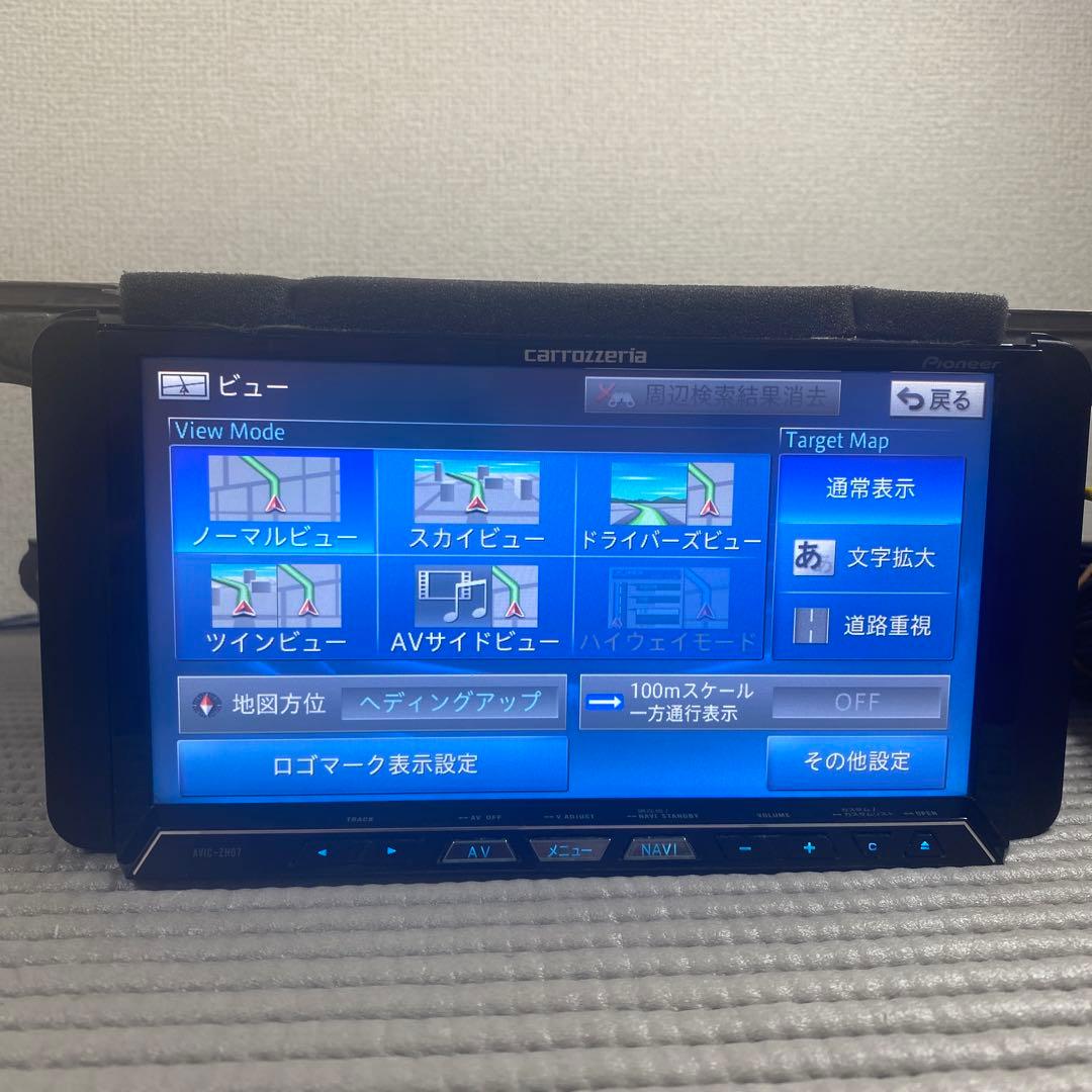 カロゼリアの先進サイバーナビ Bluetooth AVIC-ZH07 システム