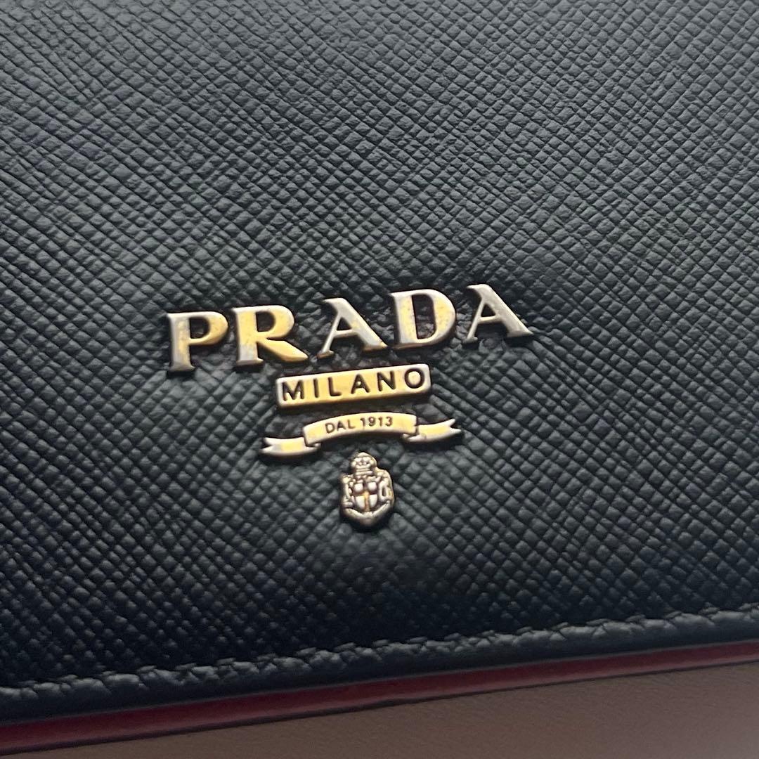 327 美品 PRADA プラダ 名刺入れ カードケース 財布