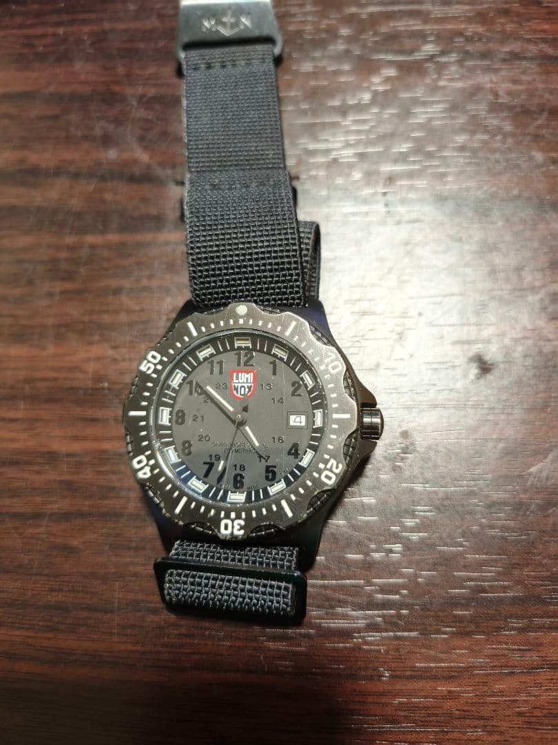 【希少・傷あり】ルミノックス・8400JTBK・MNストラップ