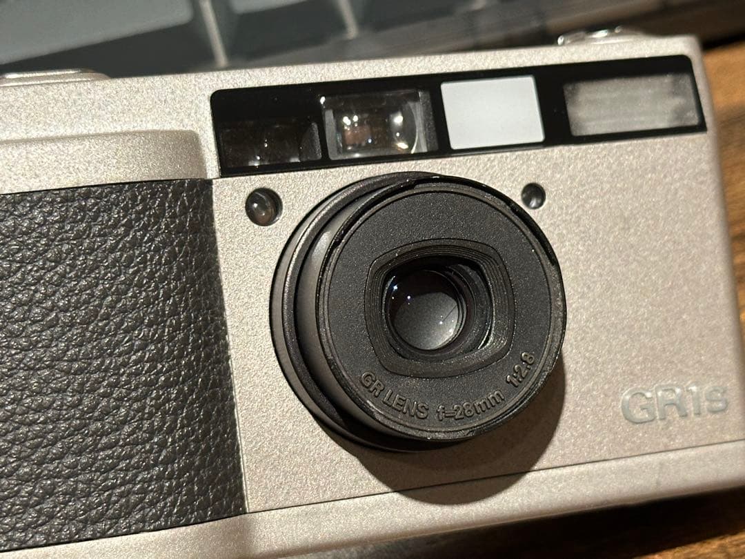 液晶正常 フードあり 完動 リコー　RICOH GR1S