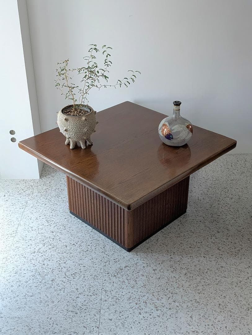 ビンテージ OLD karimoku カリモク センターテーブル 木製 座卓