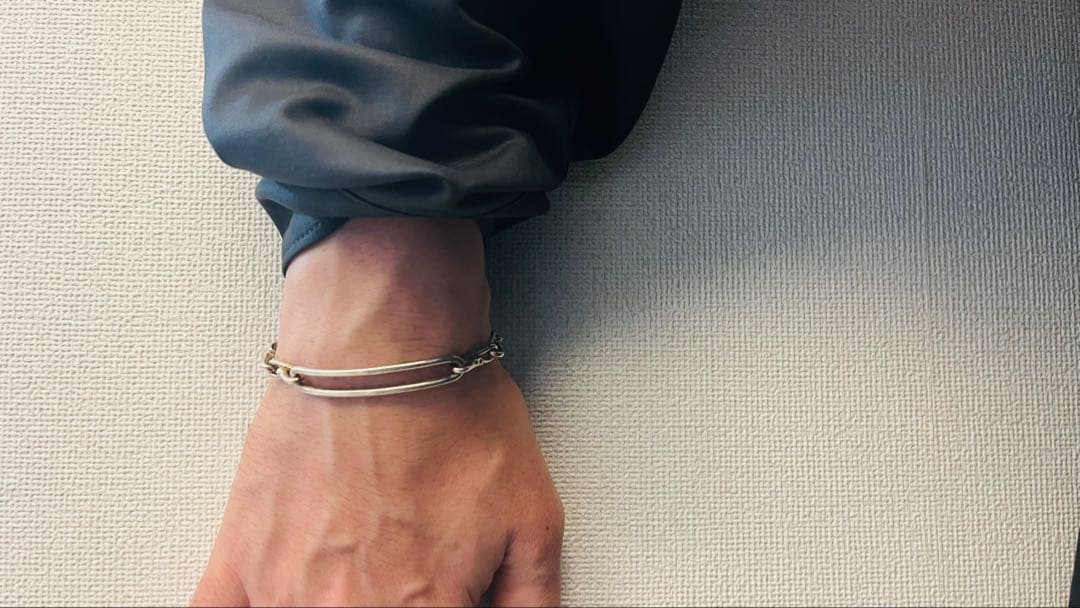 美品XOLOシルバー925 チェーンブレスレット