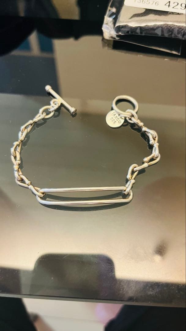 美品XOLOシルバー925 チェーンブレスレット