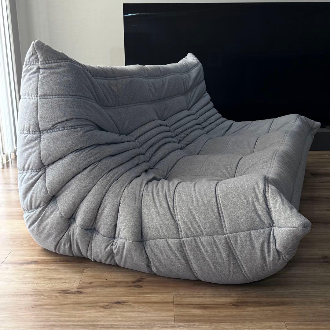 美品 リーンロゼ トーゴ 3P 50周年特別生地【DENDEN】ライトグレー