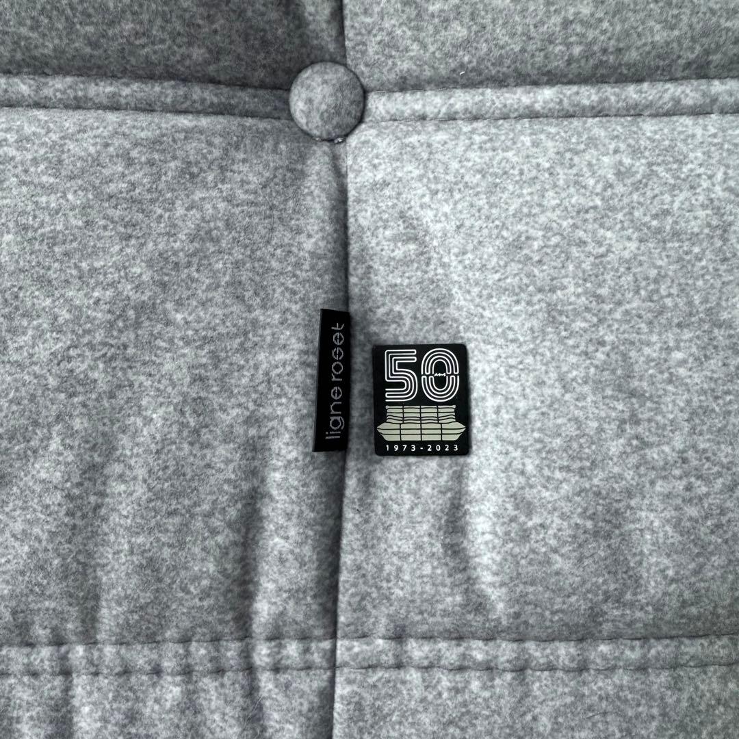 美品 リーンロゼ トーゴ 3P 50周年特別生地【DENDEN】ライトグレー