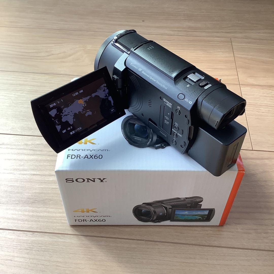 SONY　ソニー　デジタルビデオカメラハンディカム　4K　FDR-AX60　4K