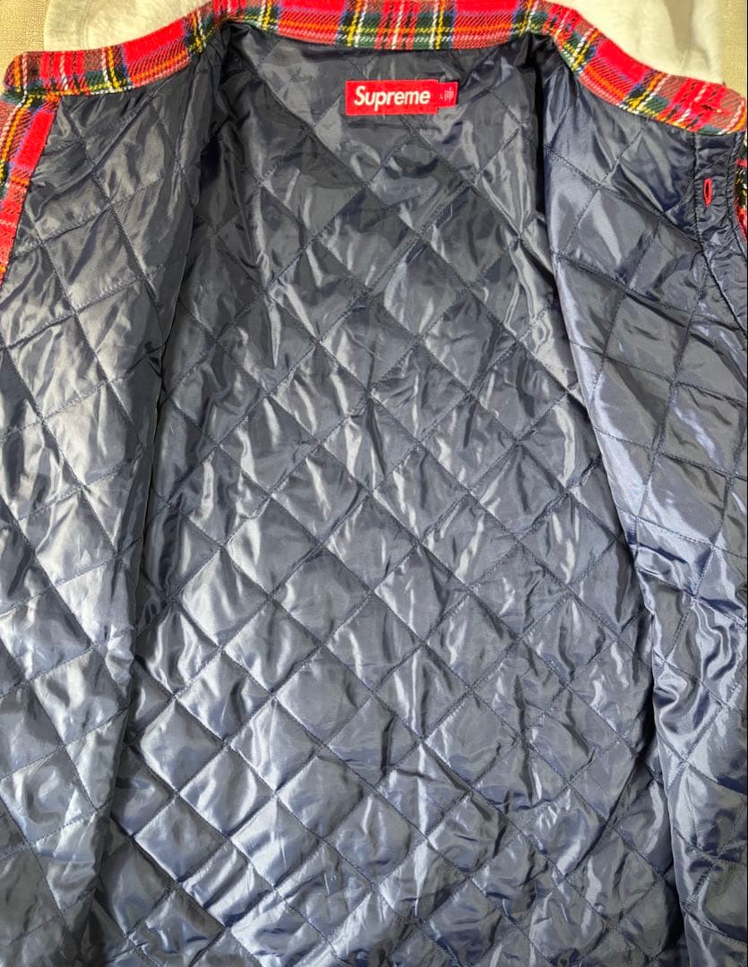 【Supreme】Tartan Flannel Hooded Shirt