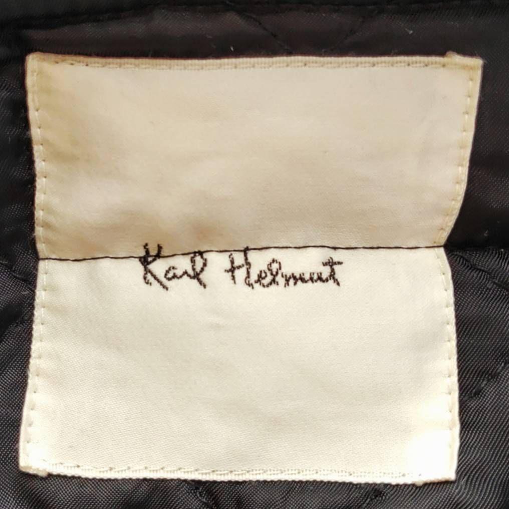 Karl Helmt 国旗 クマ マルチワッペン ボア 短丈 ウールブルゾン