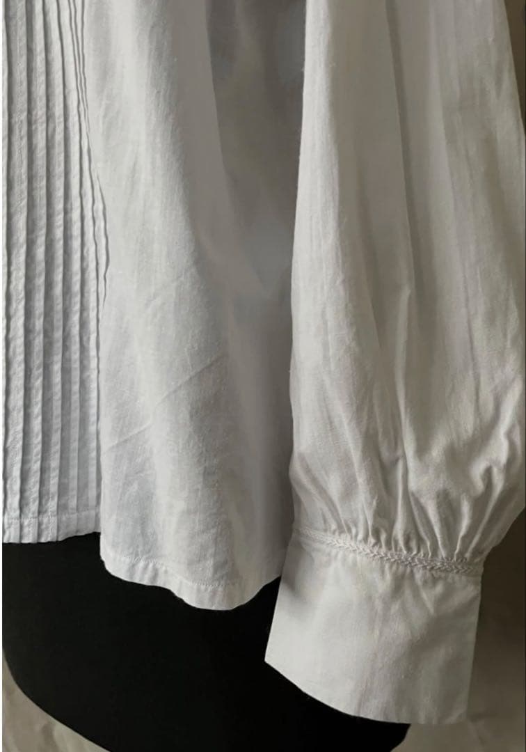 アンティーク　フランス　ブラウス　1920s スカラップ　レースブラウス