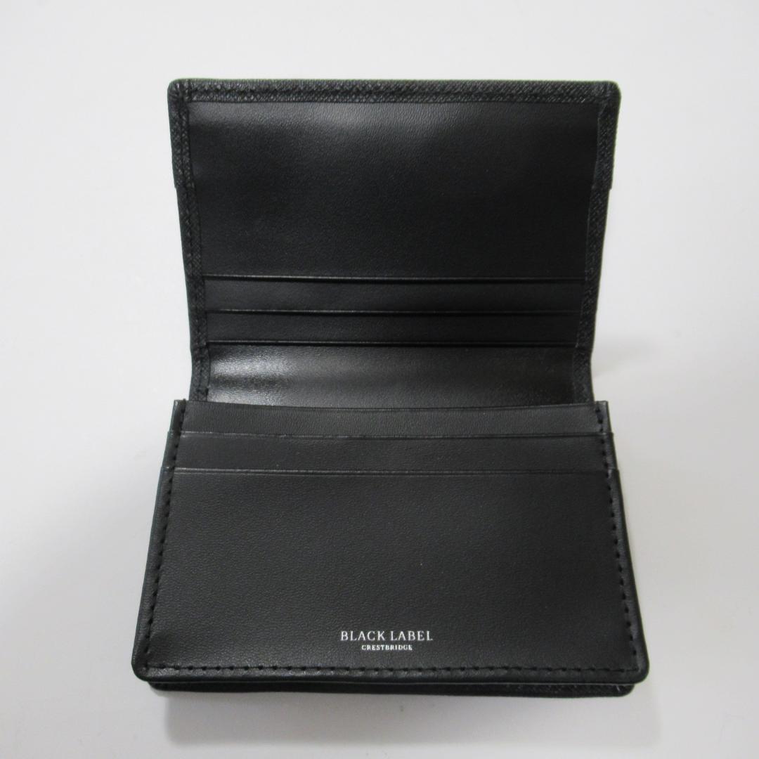 ブラックレーベルクレストブリッジ新品ブラック カードケース / 名刺入れ
