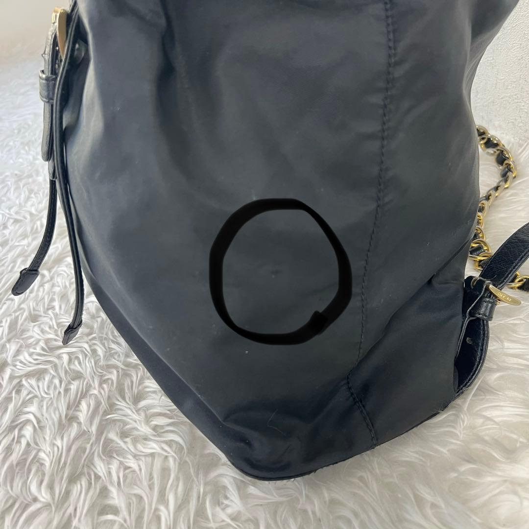 プラダ PRADA レディース チェーンショルダー リュック バックパック