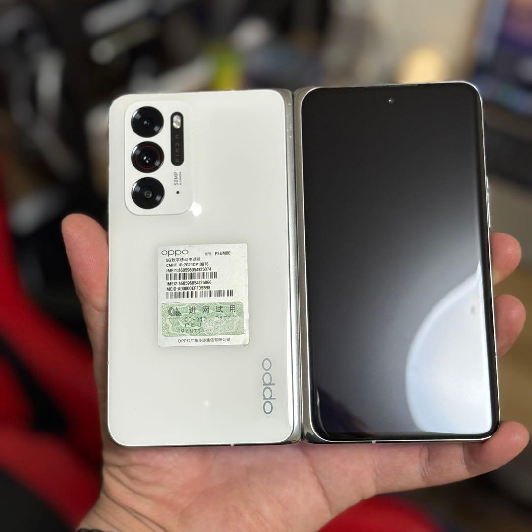 [美品] OPPO Find N ホワイト 512GB Sim Free