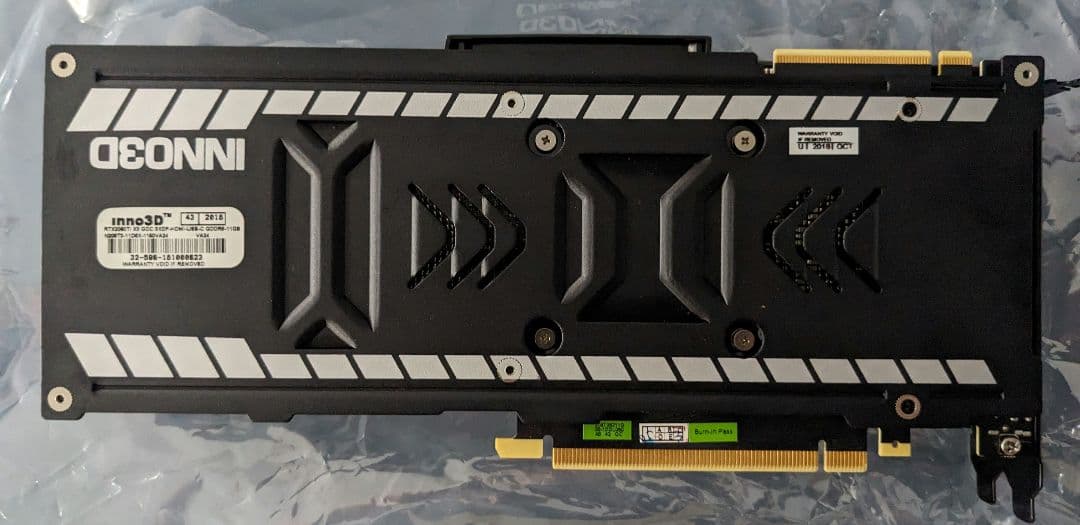 Inno3D GeForce RTX2080Ti GPU搭載ビデオカード