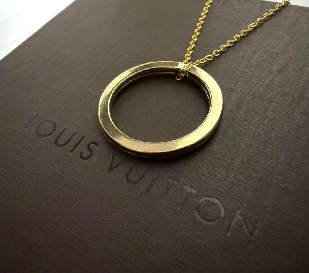 極美品‼️ louis vuitton ルイヴィトン リングネックレス【正規品】