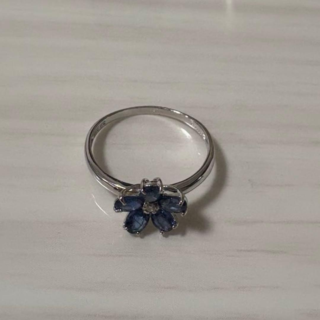 k18WGサファイアリング