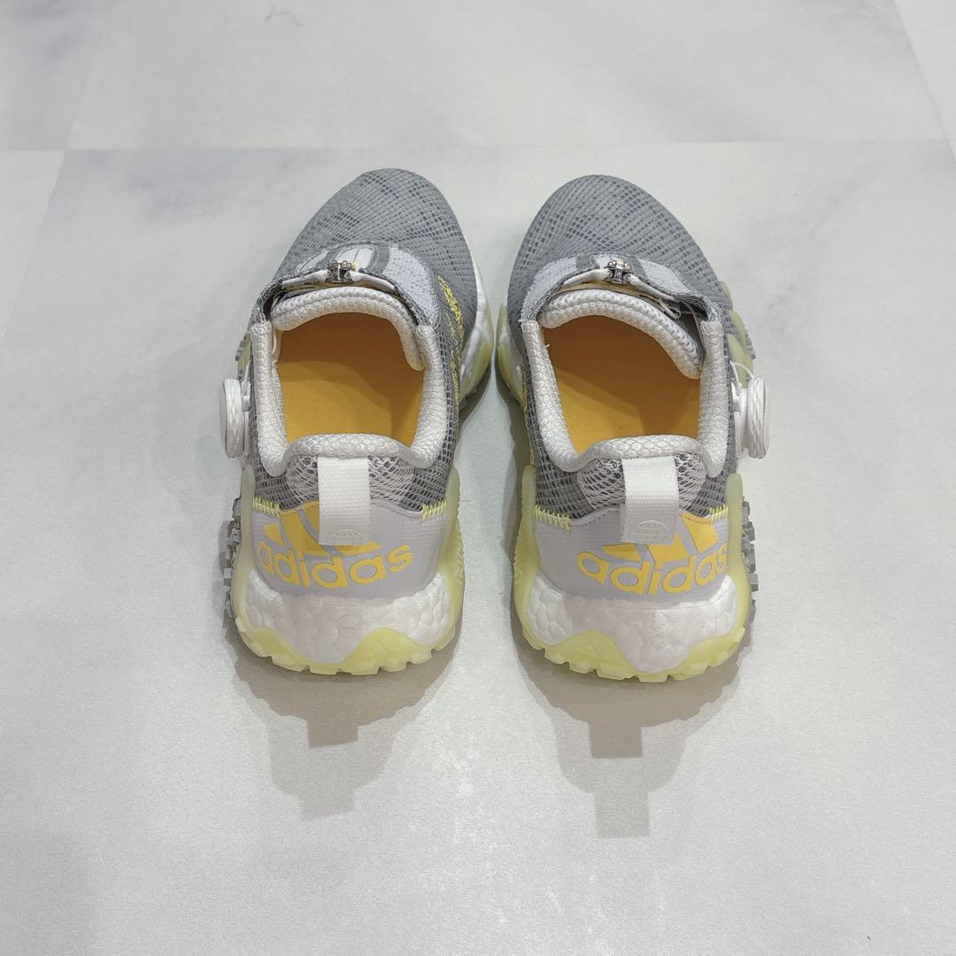 アディダス　ゴルフ　シューズ コードカオス　レディース　イエロー 新品　23