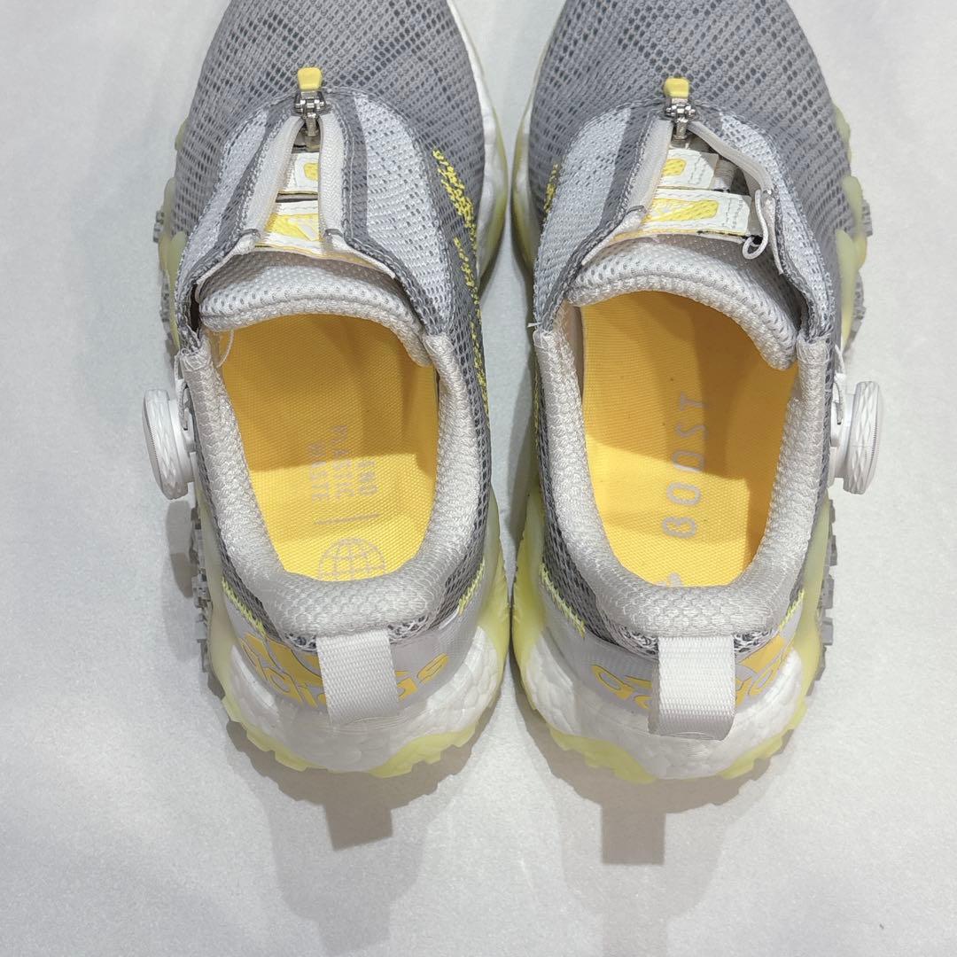 アディダス　ゴルフ　シューズ コードカオス　レディース　イエロー 新品　23