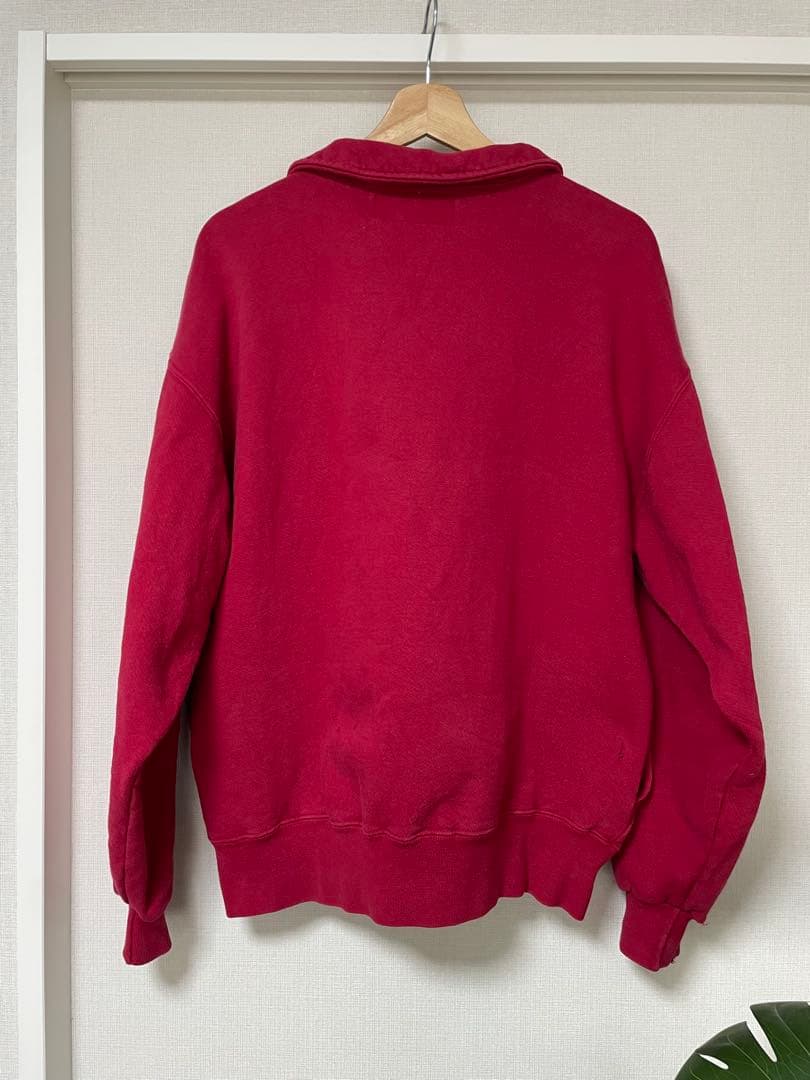 L.L.Bean×Russell 90s USA製 ハーフジップスウェット L