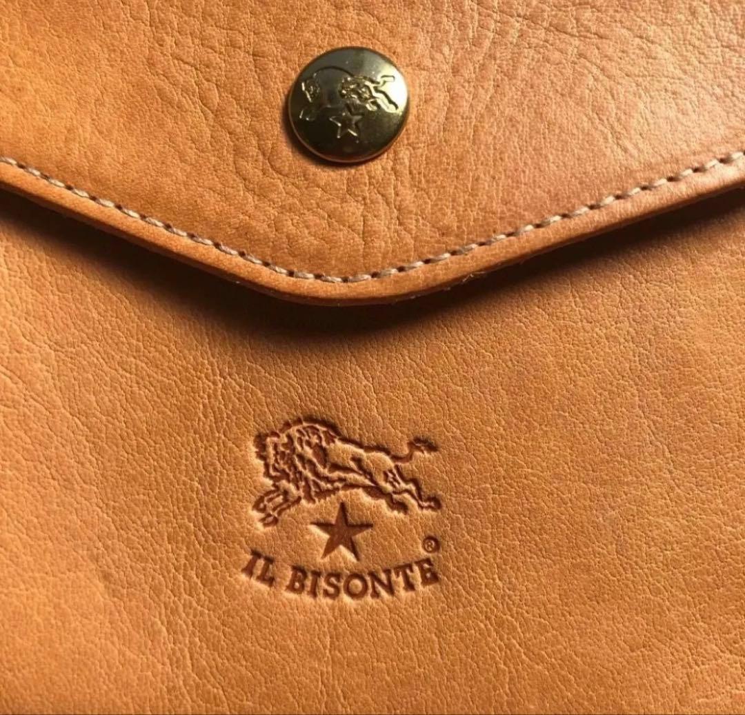 【定価40,150円】IL BISONTE イルビゾンテ 財布 レザー がま口