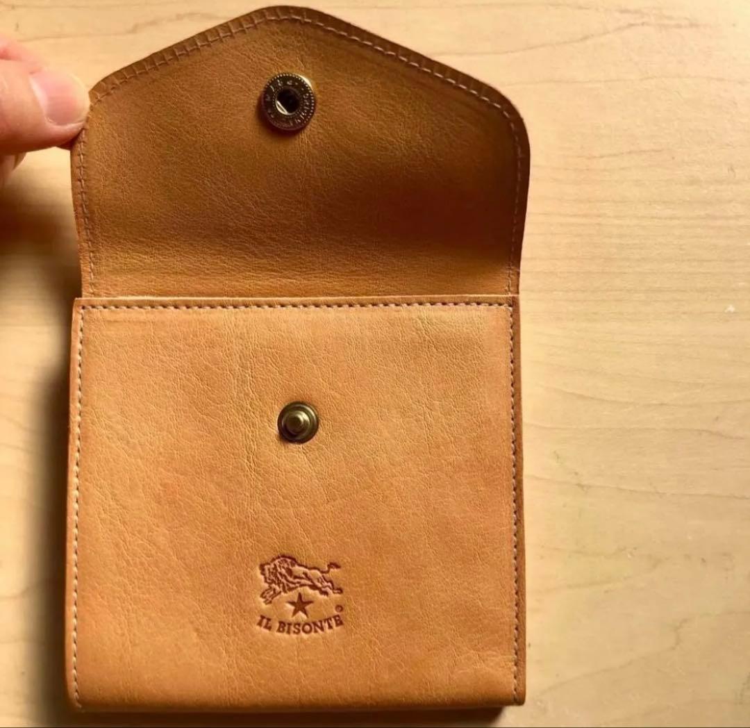 【定価40,150円】IL BISONTE イルビゾンテ 財布 レザー がま口