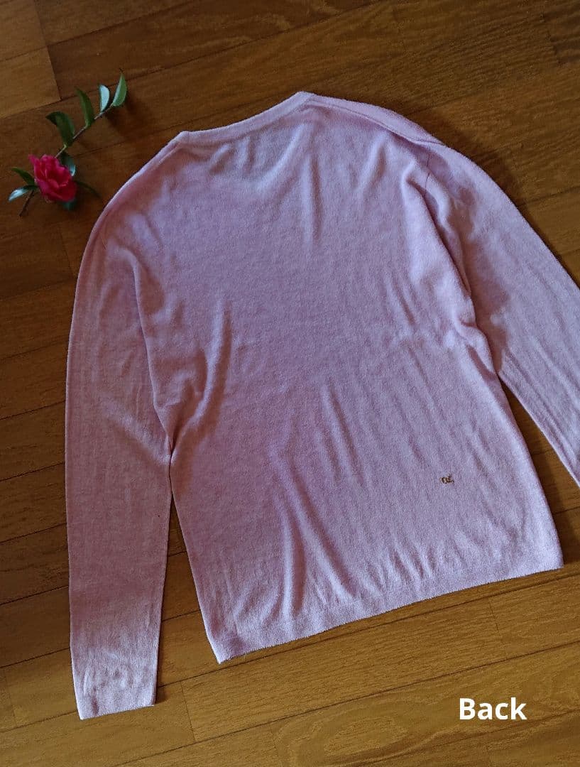 45R ☆ホール超ガーゼの908クリューネック/ピンクトップ♪