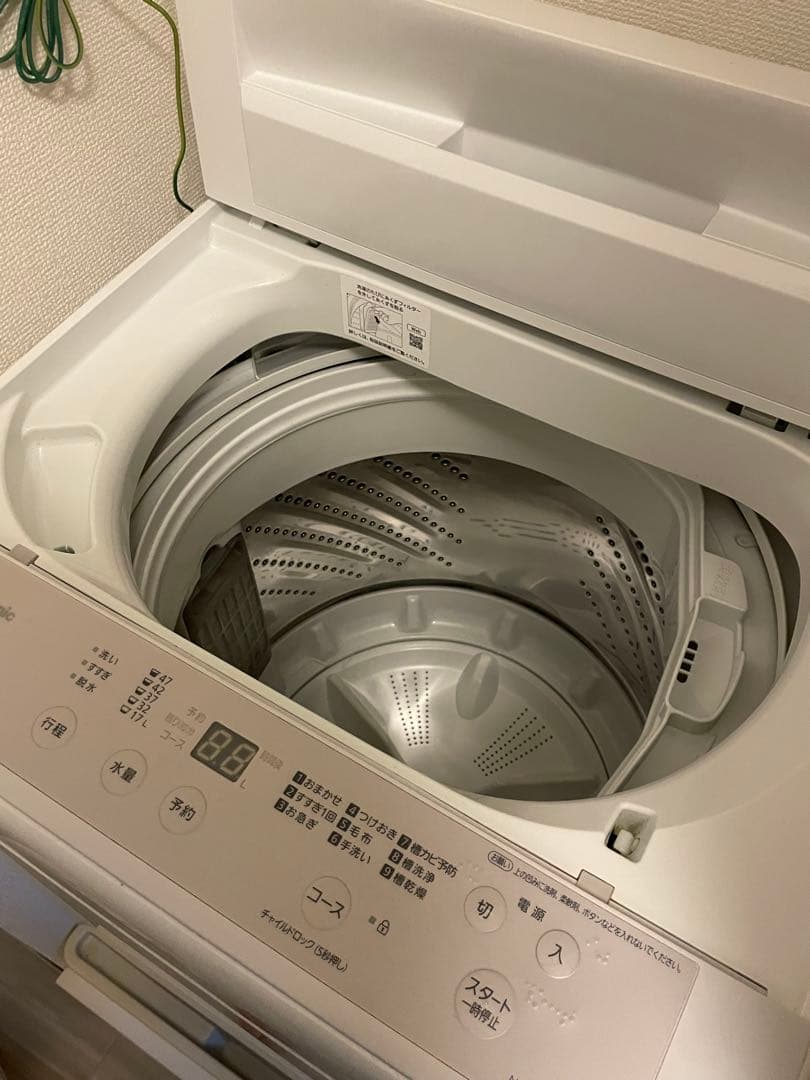 【2024年製】パナソニック NA-F5B2-S 全自動洗濯機 5kg