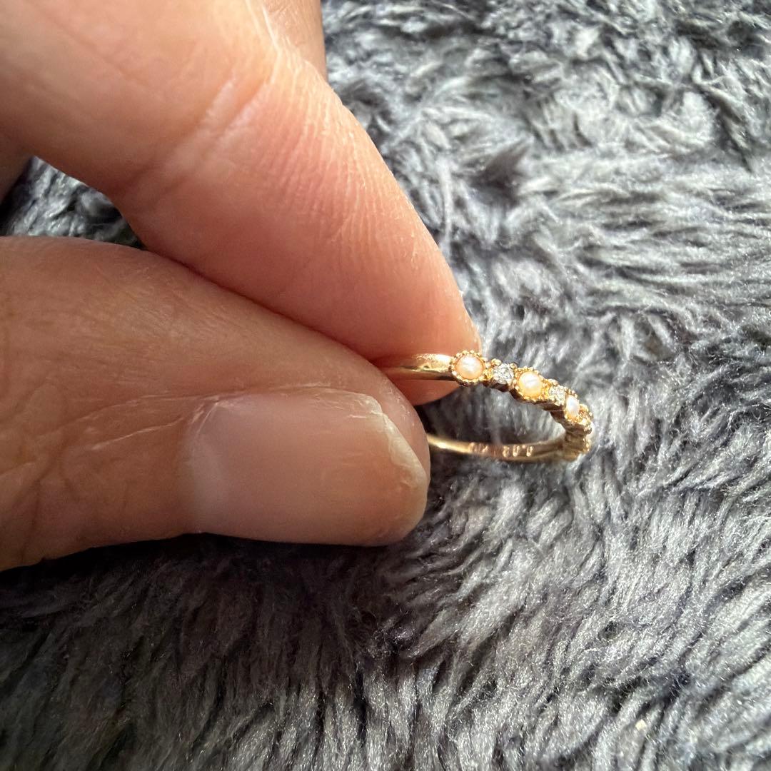 【最終価格】k10 ピンキーリング アガット？