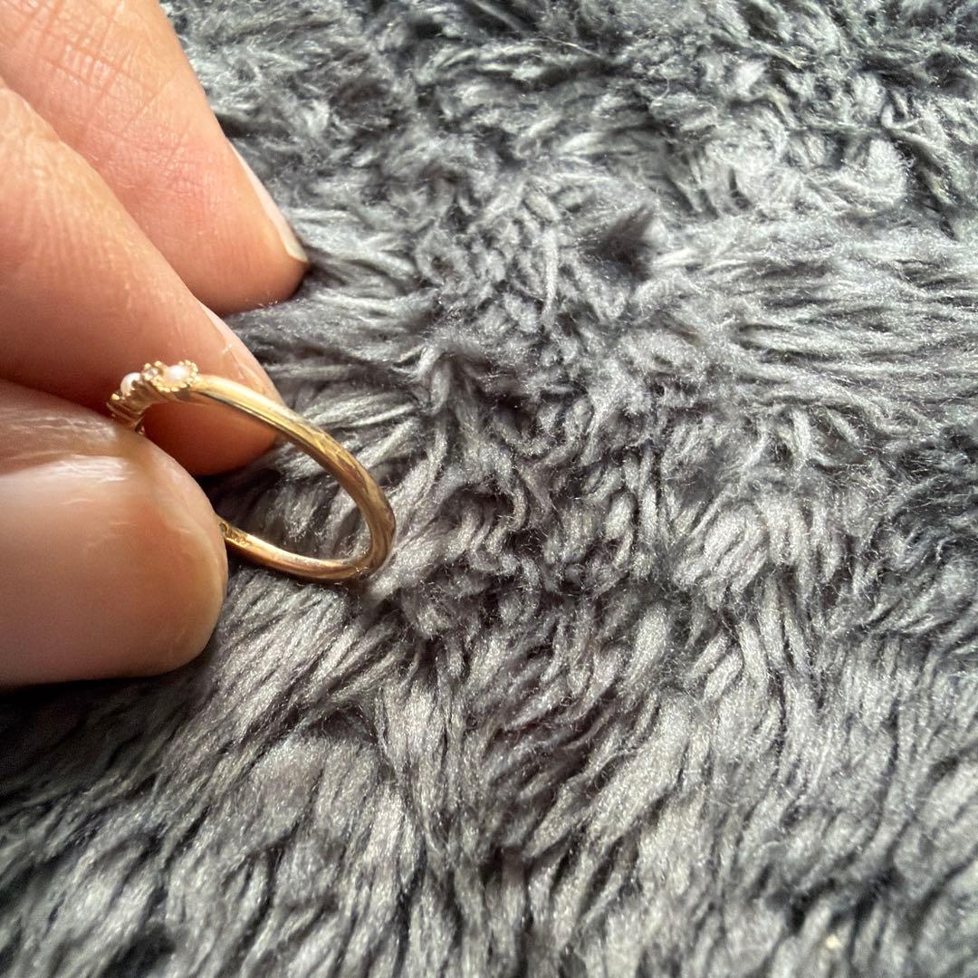 【最終価格】k10 ピンキーリング アガット？