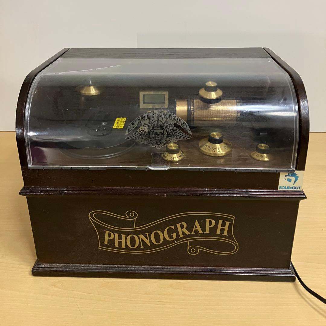 希少　PHONOGRAPH 蓄音機型　CDプレイヤー　箱付き