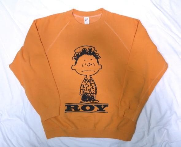 PEANUTS × SPORTSWEAR スウェット L オレンジ ROY
