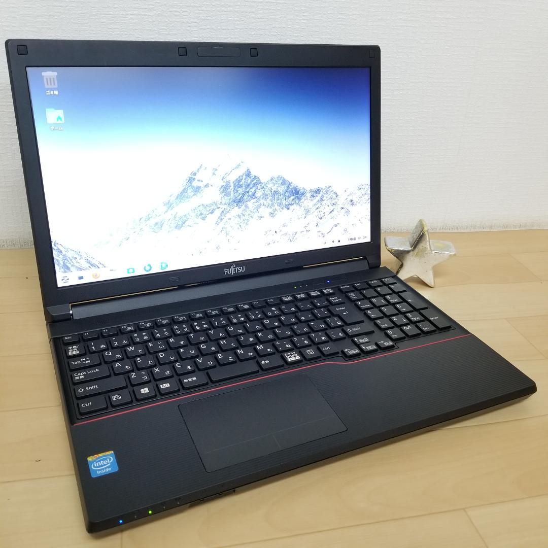 期間限定 DVD再生可 即使用可ノートPC FUJITSU(E0935)